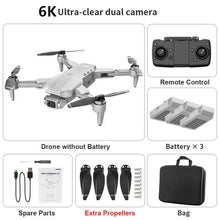 Load image into Gallery viewer, New L900 Pro Drones 8K HD Dual Camera GPS 5G WIFI FPV Quadcopter Brushless Motor RC Distance 3km Professional Drone VS SG108