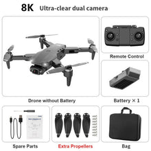 Load image into Gallery viewer, New L900 Pro Drones 8K HD Dual Camera GPS 5G WIFI FPV Quadcopter Brushless Motor RC Distance 3km Professional Drone VS SG108