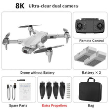 Load image into Gallery viewer, New L900 Pro Drones 8K HD Dual Camera GPS 5G WIFI FPV Quadcopter Brushless Motor RC Distance 3km Professional Drone VS SG108