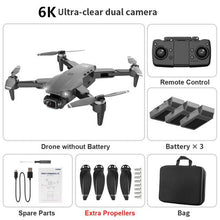 Load image into Gallery viewer, New L900 Pro Drones 8K HD Dual Camera GPS 5G WIFI FPV Quadcopter Brushless Motor RC Distance 3km Professional Drone VS SG108