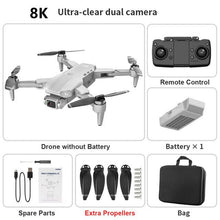 Load image into Gallery viewer, New L900 Pro Drones 8K HD Dual Camera GPS 5G WIFI FPV Quadcopter Brushless Motor RC Distance 3km Professional Drone VS SG108