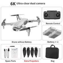 Load image into Gallery viewer, New L900 Pro Drones 8K HD Dual Camera GPS 5G WIFI FPV Quadcopter Brushless Motor RC Distance 3km Professional Drone VS SG108