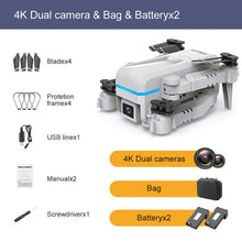 Load image into Gallery viewer, 2021 KK1 Mini Drone 4K Hd Dual Camera Height Keeping Drones Wifi Fpv Foldable Professional Helicopter