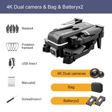 Load image into Gallery viewer, 2021 KK1 Mini Drone 4K Hd Dual Camera Height Keeping Drones Wifi Fpv Foldable Professional Helicopter
